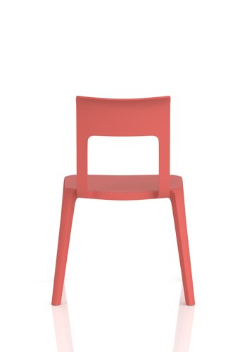Nest Edge Stacking Cafe & Bistro Chair Red
