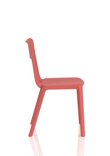 Nest Edge Stacking Cafe & Bistro Chair Red