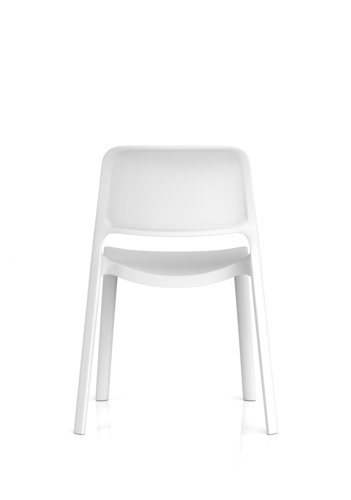 Nest Loop Stacking Cafe & Bistro Chair White