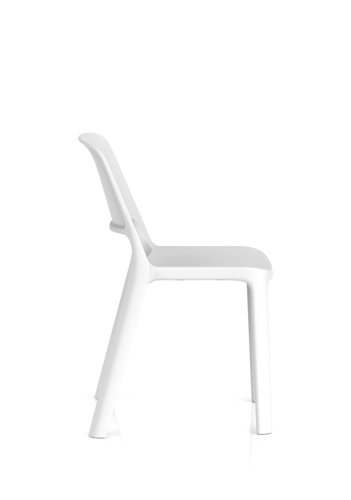Nest Loop Stacking Cafe & Bistro Chair White