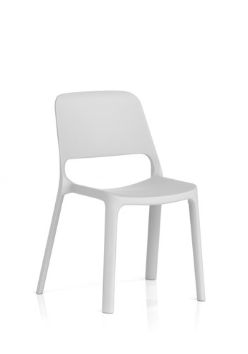 Nest Loop Stacking Cafe & Bistro Chair Grey