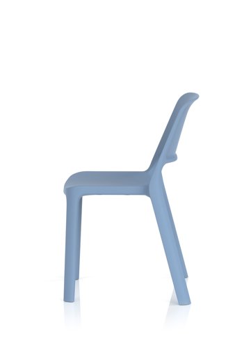 Nest Loop Stacking Cafe & Bistro Chair Blue