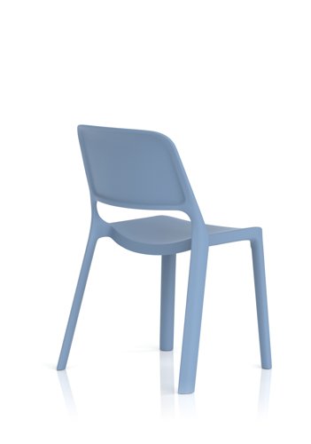 Nest Loop Stacking Cafe & Bistro Chair Blue