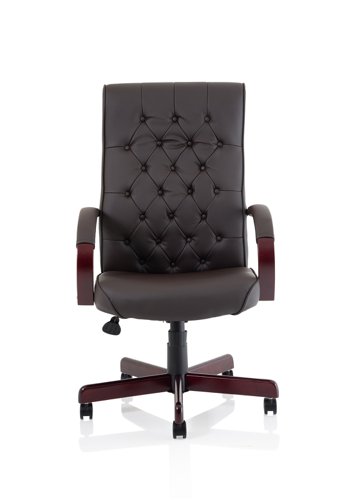 Chesterfield Executive Chair Brown Leather EX000003  82125DY