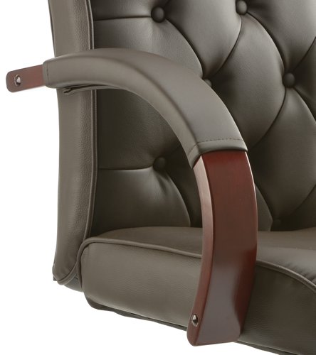 Chesterfield Executive Chair Brown Leather EX000003