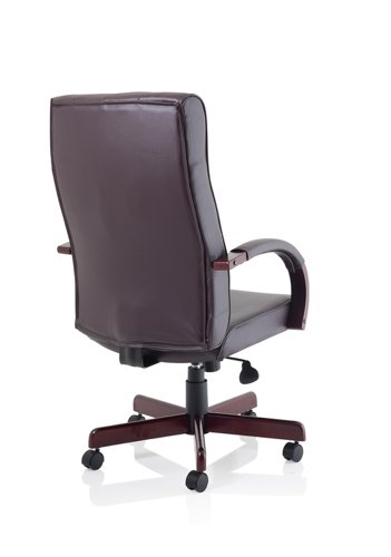 82132DY - Chesterfield Executive Chair Burgundy Leather EX000004