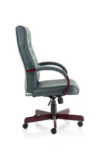 82146DY - Chesterfield Executive Chair Green Leather EX000006