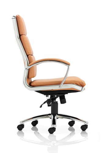 EX000008 Classic Executive Chair High Back Tan With Arms