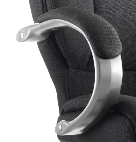 EX000030 Galloway Executive Chair Black Fabric With Arms