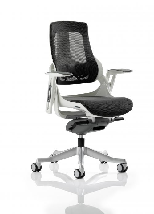 Zure Executive Chair Charcoal Mesh With Arms Zure Executive Chair Charcoal Mesh With Arms