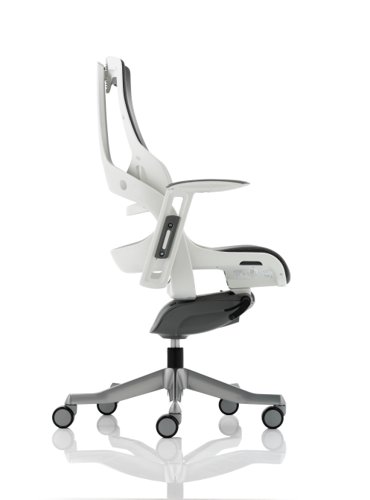 Zure Executive Chair Charcoal Mesh With Arms  | County Office Supplies
