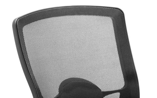 Portland Cantilever Chair Black Mesh With Arms EX000136 Visitors Chairs 60407DY
