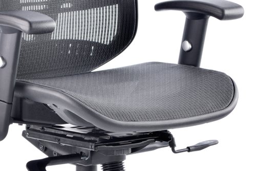 Mirage II Executive Chair Black Mesh With Arms Without Headrest