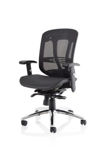 EX000162 Mirage II Executive Chair Black Mesh With Arms Without Headrest