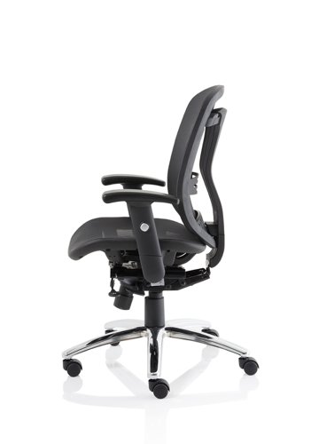 Mirage II Executive Chair Black Mesh With Arms Without Headrest