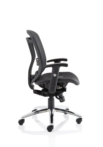 EX000162 Mirage II Executive Chair Black Mesh With Arms Without Headrest