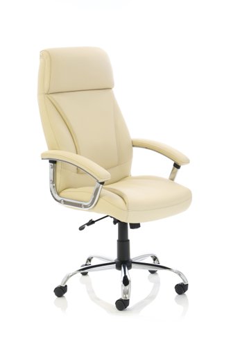 60386DY - Penza Executive Cream Leather Chair EX000186
