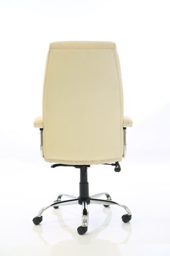 EX000186 Penza Executive Cream Leather Chair