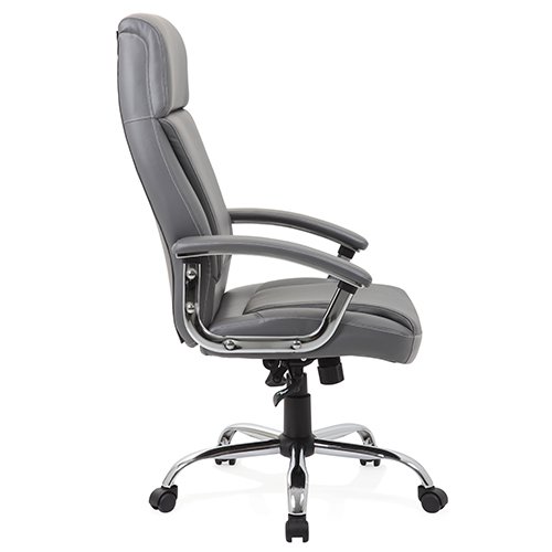 62437DY - Penza Executive Chair Grey Leather EX000195