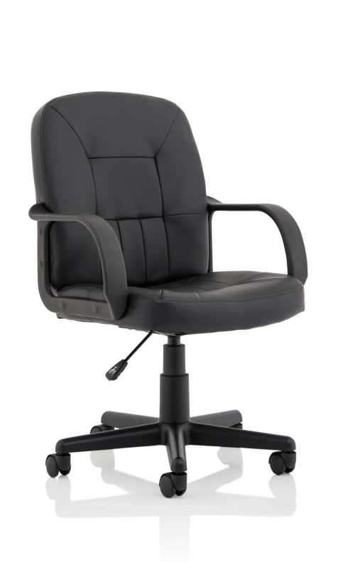 Hove Bonded Leather Executive Chair with Fixed Arms