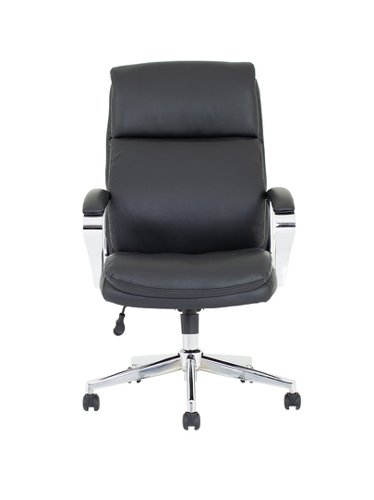 Tunis Black Bonded Leather Executive Chair