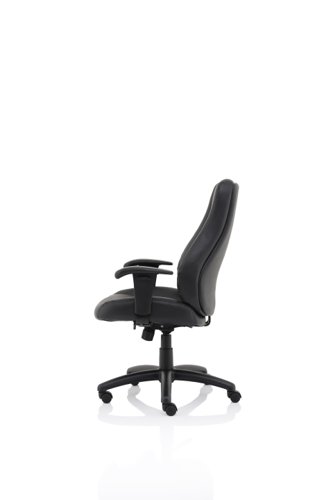 EX000212 Winsor Black Leather Chair No Headrest