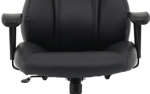 60624DY - Winsor Black Leather Chair With Headrest EX000213