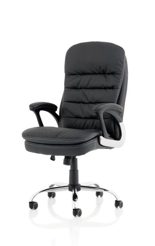 Ontario Faux Leather Executive Office Chair Black - EX000237 - 16778DY