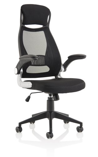 EX000241 Saturn Black Mesh Chair