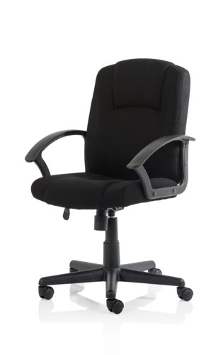 Bella Executive Managers Chair Black Fabric EX000246 Office Chairs 82160DY