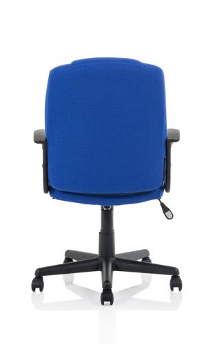 EX000247 Bella Executive Managers Chair Blue fabric