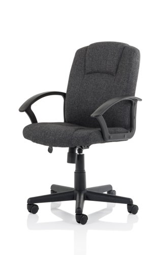 Bella Executive Managers Chair Charcoal Fabric EX000248 Dynamic