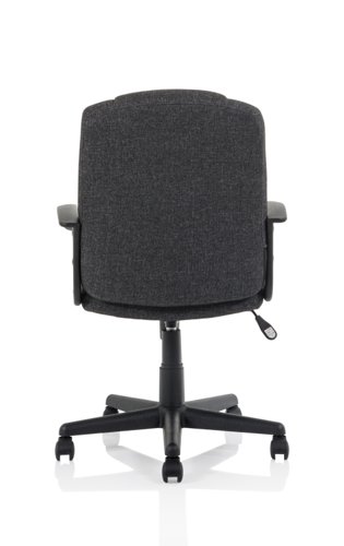 Bella Executive Managers Chair Charcoal Fabric