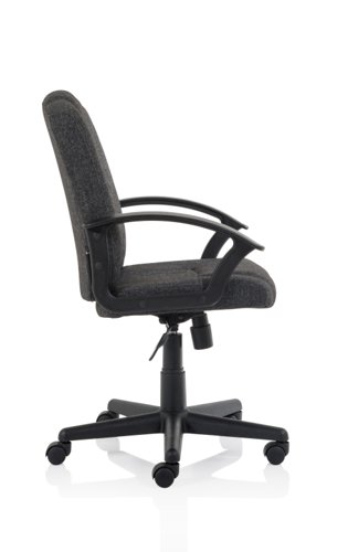 EX000248 Bella Executive Managers Chair Charcoal Fabric