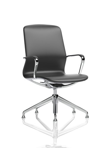 Lucia Executive Chair Chrome Frame With Chrome Glides  EX000262