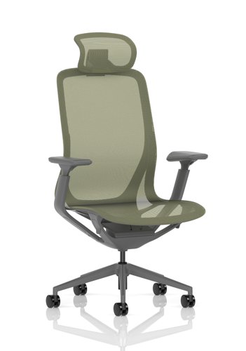 Lumo Executive Chair Verge Green with Headrest