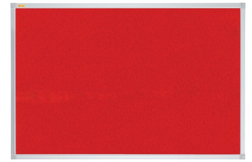 FR0033 Felt Pin Board X-tra!Line® 60x45cm Red