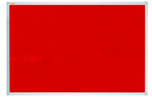 Felt Pin Board X-tra!Line® 180x120cm Red