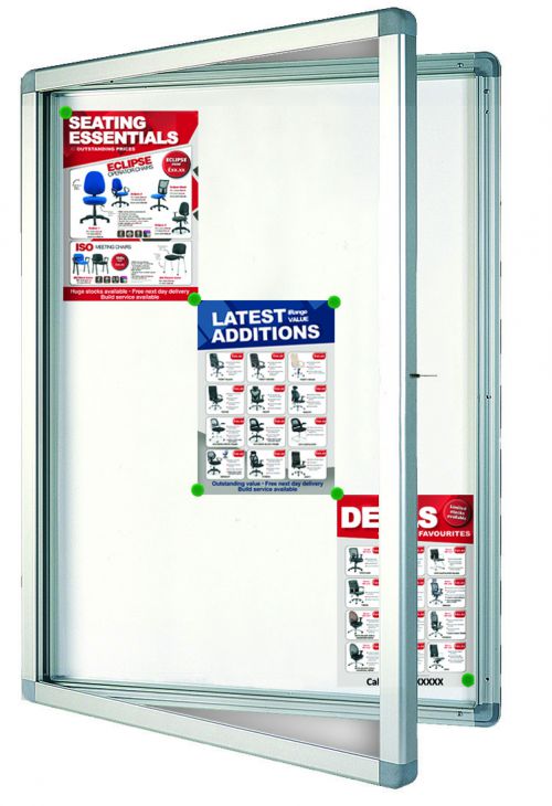 Display Case ECO Outdoor 9xDIN A4 75x101.1x4.5cm Magnetic