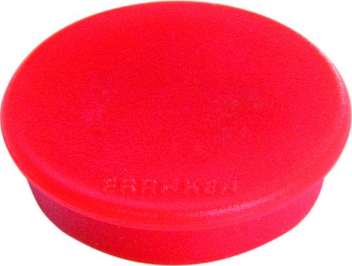 Tacking Magnet Size 24mm Adhesive Force 300g Red 10 Pieces