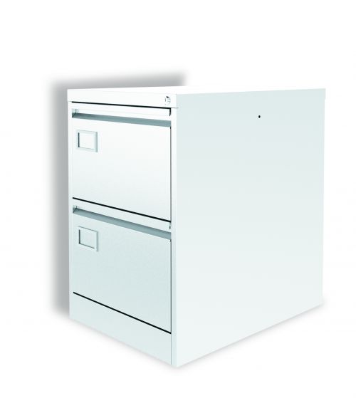 Graviti Plus Contract 2 Drawer Filing Cabinet Chalky White