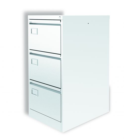 Graviti Plus Contract 3 drawer Filing Cabinet Chalky White