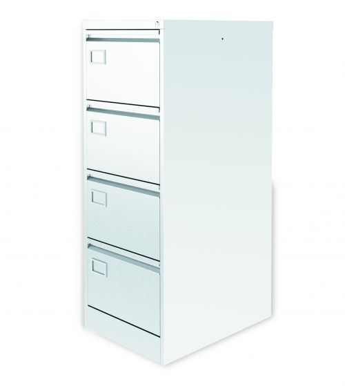 Graviti Plus Contract 4 Drawer Filing Cabinet Chalky White