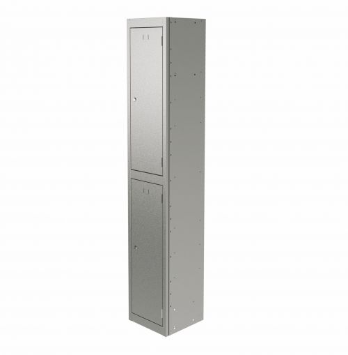 Graviti Plus Contract Locker 2 Door 1800mm High 450 Deep Goose Grey