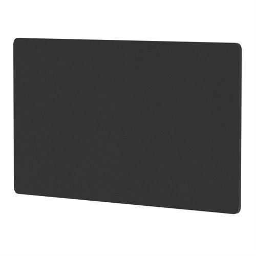 Dynamic Air Back-to-Back Desk Divider Screen W1400 x H800mm Black Fabric - HA03073