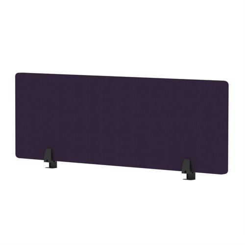 Air Desktop Screen 1200 x 400mm Bespoke Tansy Purple Fabric