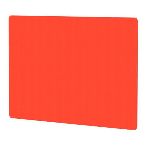 Air Back-to-Back Screen 1200 x 800mm Bespoke Tabasco Orange Fabric Dynamic