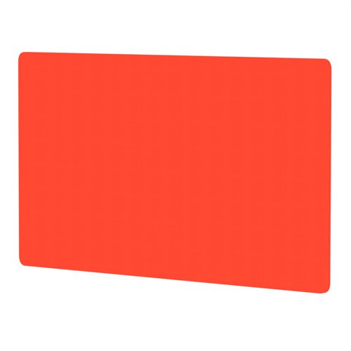 Air Back-to-Back Screen 1400 x 800mm Bespoke Tabasco Orange Fabric