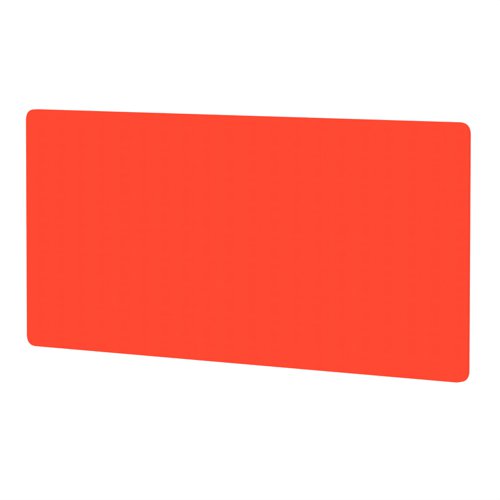 Air Back-to-Back Screen 1800 x 800mm Bespoke Tabasco Orange Fabric