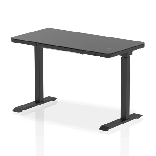 Black Ice Height Adjustable Office Desk